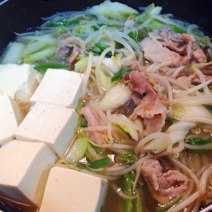 にんにく風味で☆塩肉豆腐